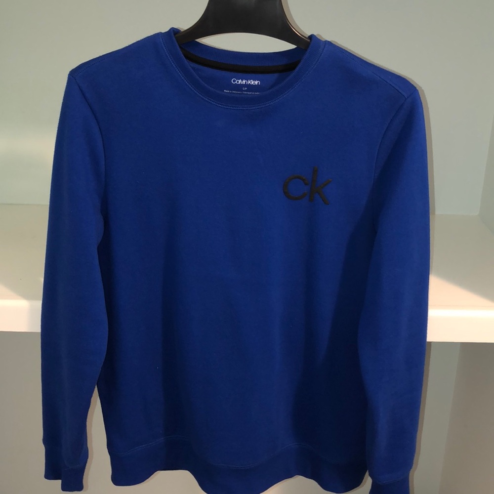 Blue Calvin Klein Crewneck Sweater